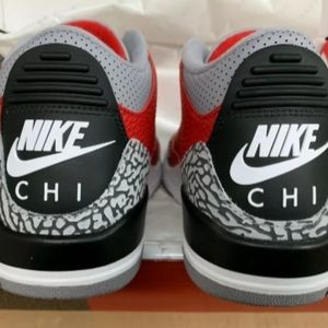 Nike Air Jordan 3 Retro Red Cement "Chicago"